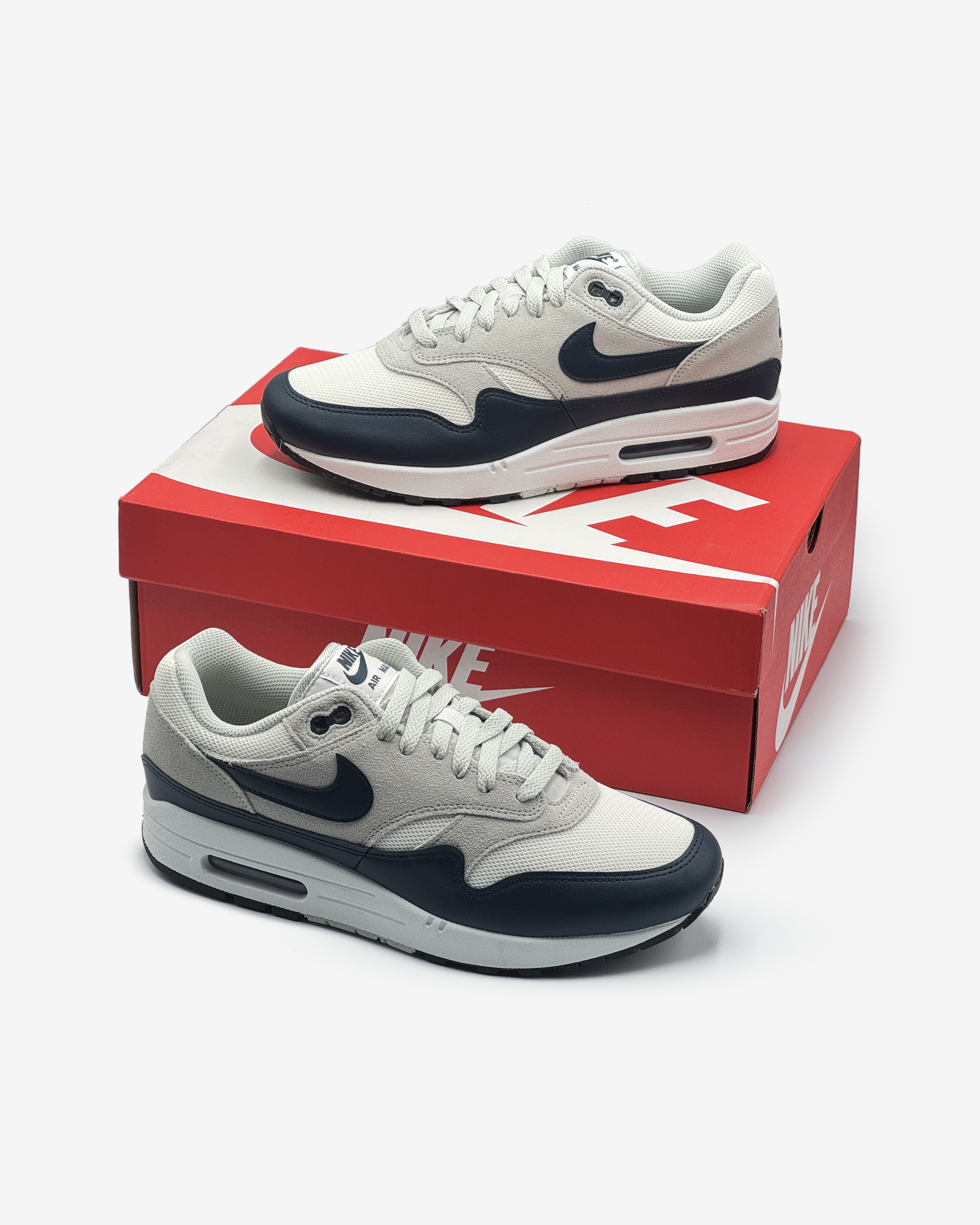 Nike Air Max 1 Essential Summit White Armory Navy