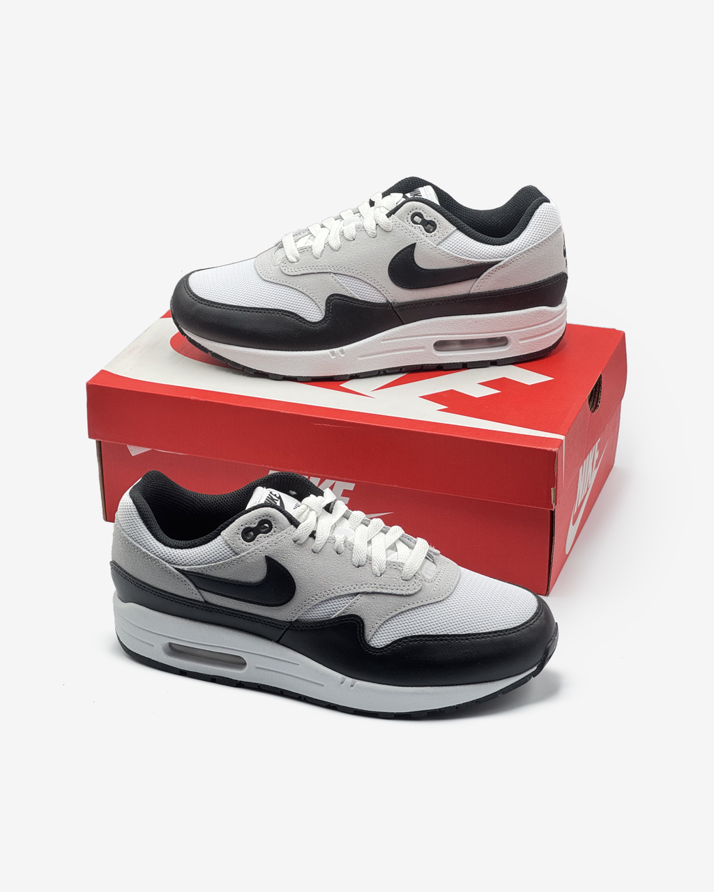 Nike Air Max 1 Essential White Pure Platinum Black